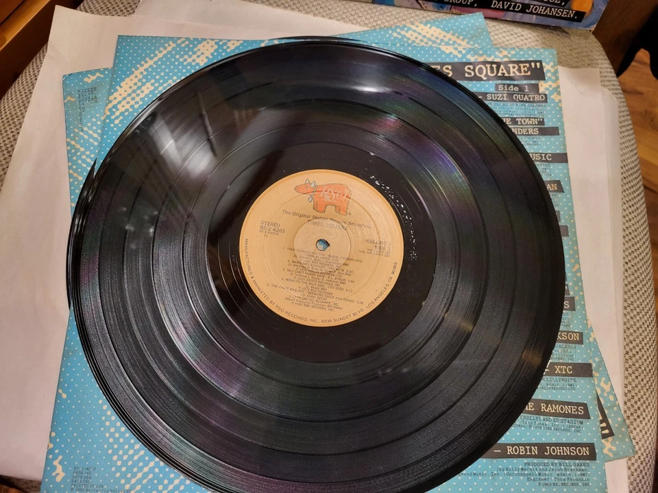 Times Square Soundtrack 2xLP RSO RS-2-4203 NM Vinyl EX Cover + Inner Sleeves - Image 3 of 4