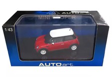 1/43 AutoArt BMW Mini Cooper Red White 54822
