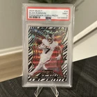 2024 Panini Select Football Zebra Bijan Robinson #24 PSA 9