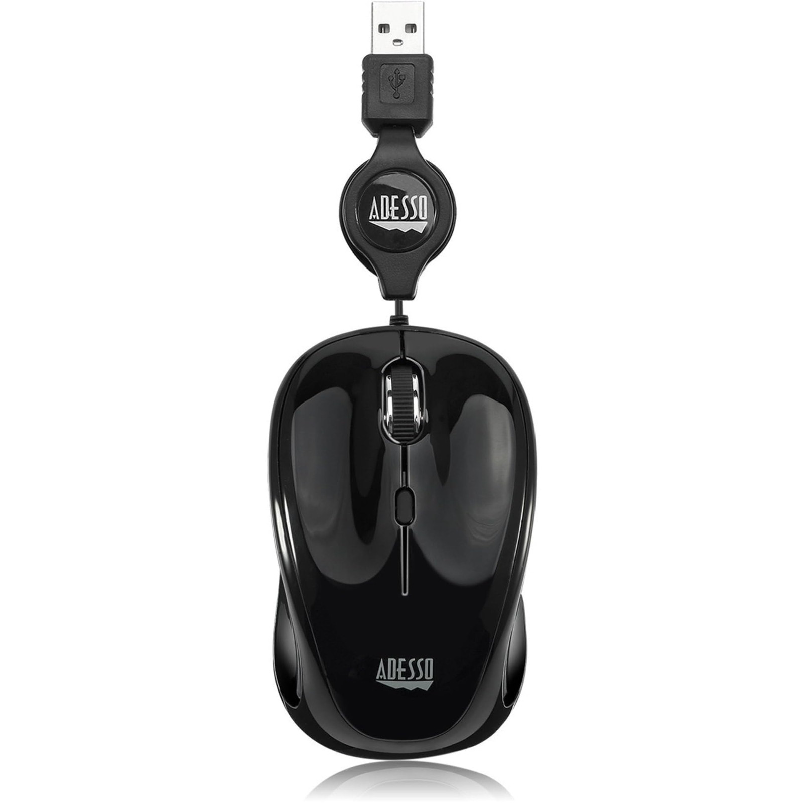 Retractable Mini Mouse iMouse S8B with Scroll Wheel and Adjustable DPI