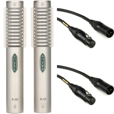 Royer R-121 Matched Pair with Stands and Cables