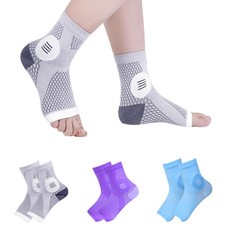 3 Pairs Neuropathy Socks for Women and Men, Nano Soothe Relief Compression So...