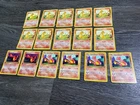 Pokemon Base Set Charmander Charmeleon Lot 16 Cards WOTC Vintage 1999 Original