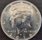 JFK HALF DOLLAR - 2016 D - VERY LOW MINTAGE - NIFC - BU - FREE SHIPPING