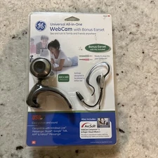 GE Universal All In One Webcam With Bonus Earset 98650 New in Sealed Package