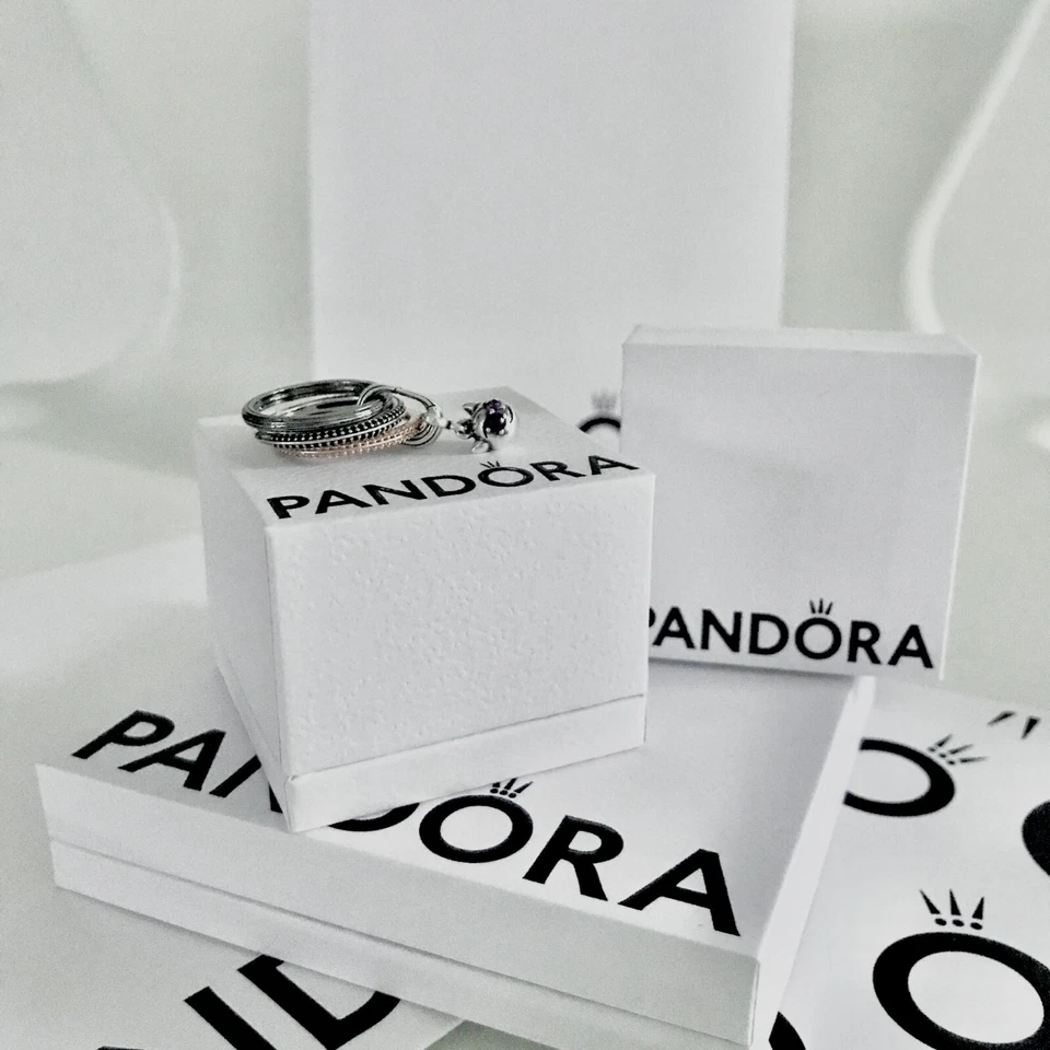 PANDORA ANELLI PANDORA ME LINEA CON CHARMS DIAVOLO DEVIL CONNETTORE ARGENTO 925 - Immagine 2 di 4