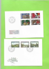 7513 - Liechtenstein - Mi-Nr.  802 - 808    auf 2 FDC  