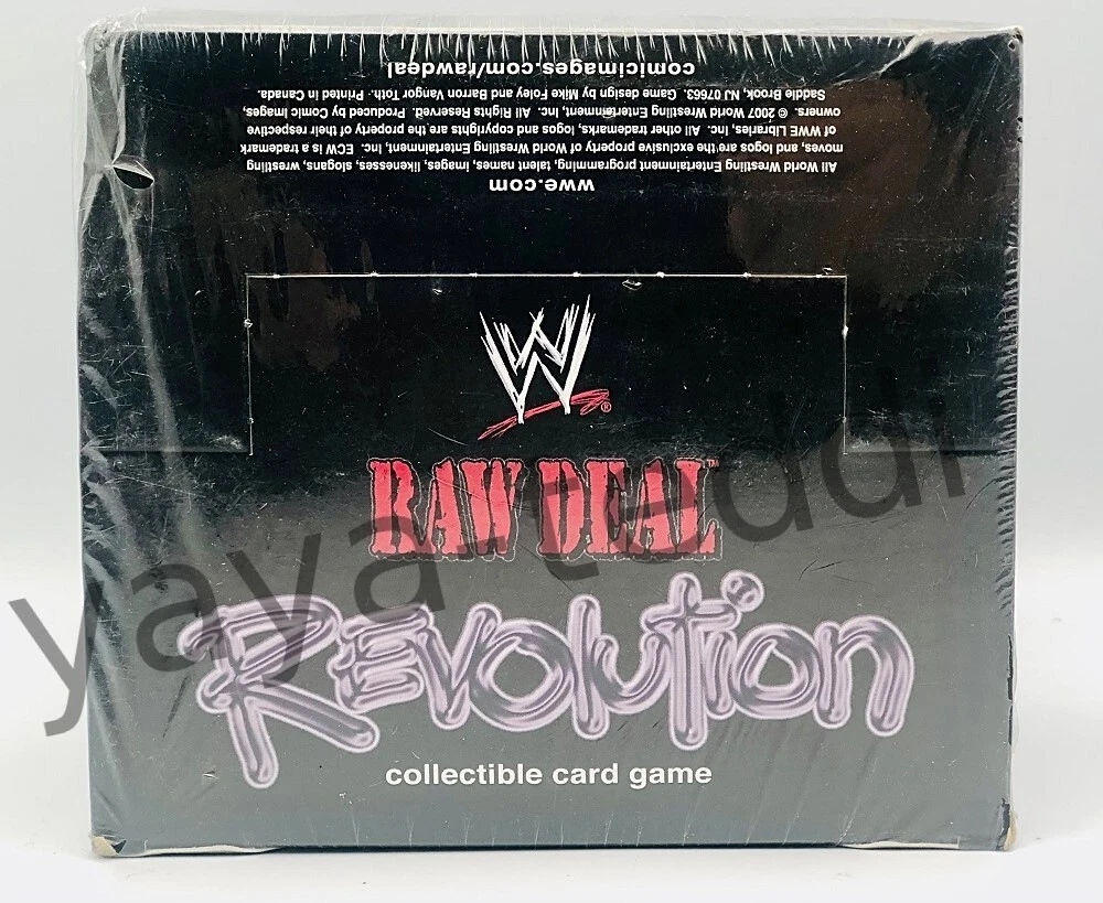 raw deal booster box Raw Deal CCG Sealed Collectible Card Game Boxes for sale