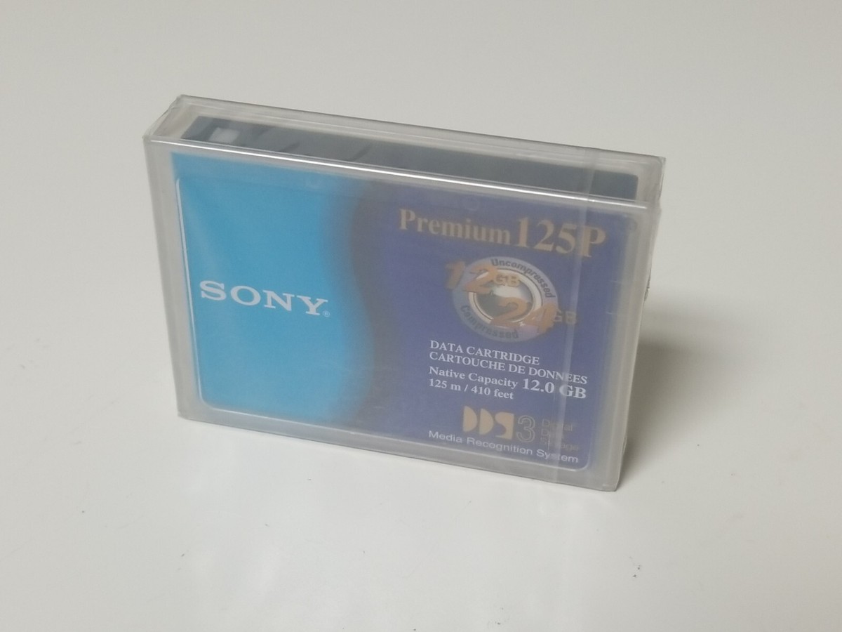 SONY DATテープ DGD125P Premium DGD125P SONY PREMIUM 125P DATA CARTRIDGE 12.0 GB NEW SEALED