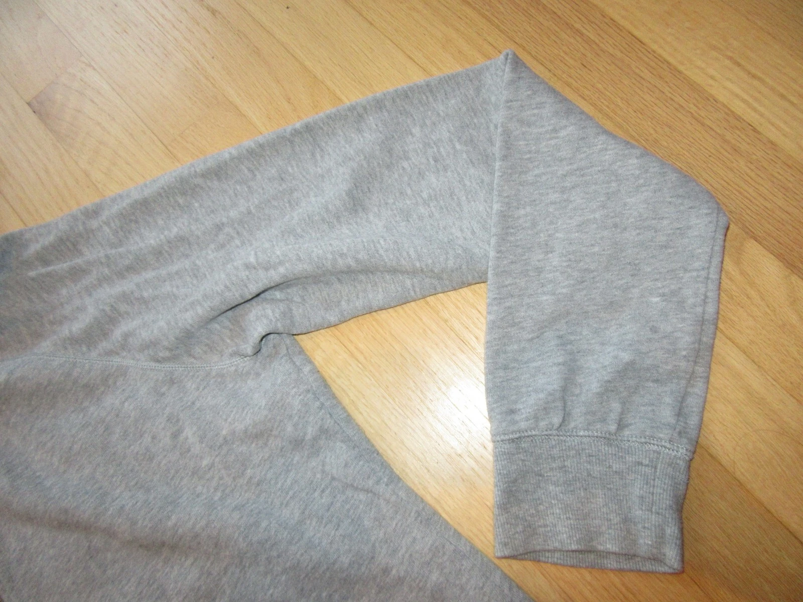 UNDERCOVER 18A RARA FELPA CON CAPPUCCIO VICTORIA'S SECRET GRIGIO LOGO BLING TAGLIA LARGE!