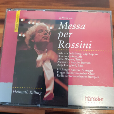 HELMUTH RILLING : G. Verdi et al - Messa Per Rossini  FAT  > EX (2CD)