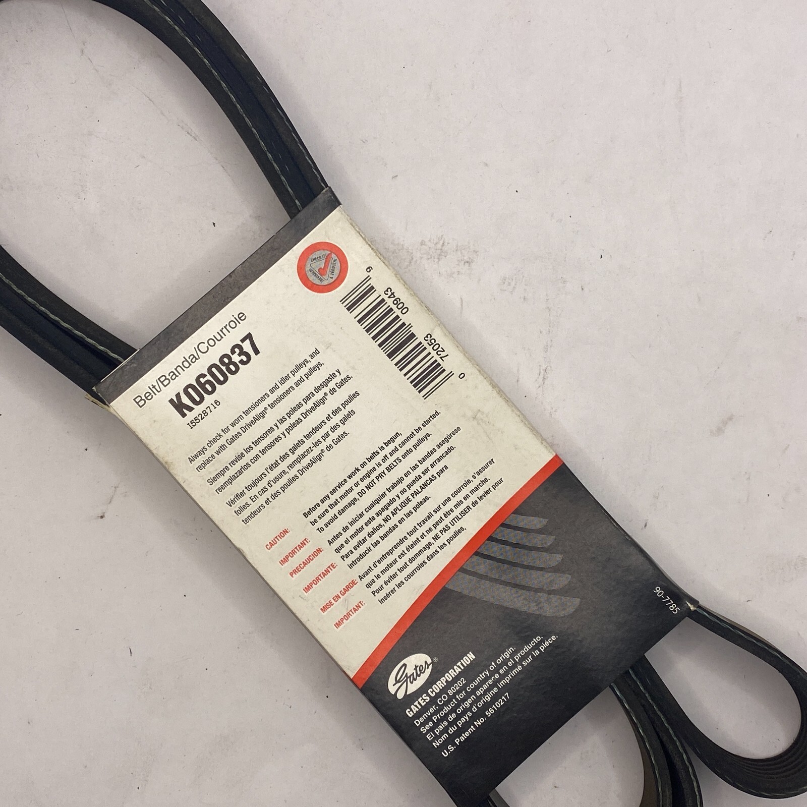 Gates K06837 Serpentine Belt Micro V 6PK2126 | eBay 