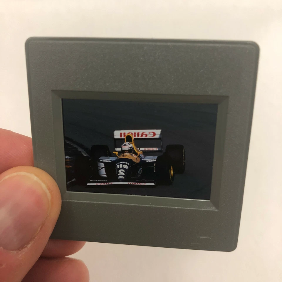 老式一级方程式F1赛车35毫米幻灯片照片阿兰·普罗斯特·威廉姆斯雷诺汽车 — 第 3/3 张图片