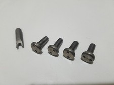 Security Anti Theft Luxury Auto License Plate Screws Stainless Snake Bolts Lexus