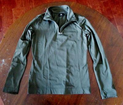 Bogner Sport First Layer 1/4 Zip Ski Wear Pullover Base Layer Size 6 Dark Green