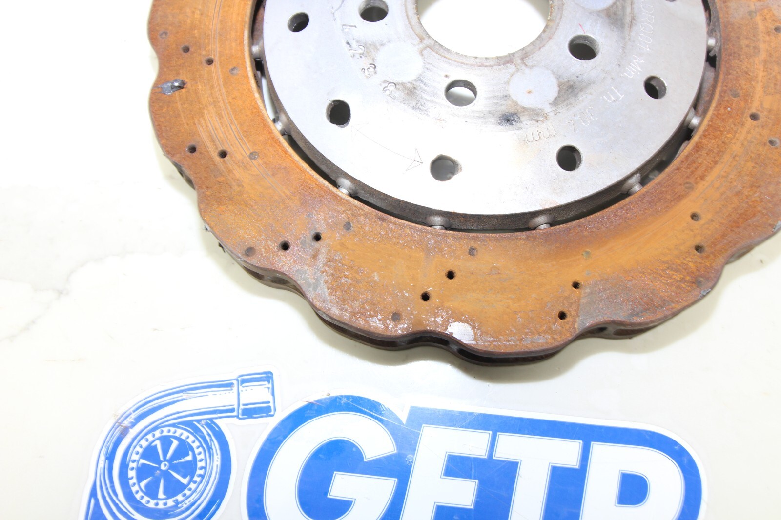 17-21 AUDI R8 V10 PLUS RWS OEM REAR BRAKE ROTOR 19K MILES GENUINE FACTORY STOCK