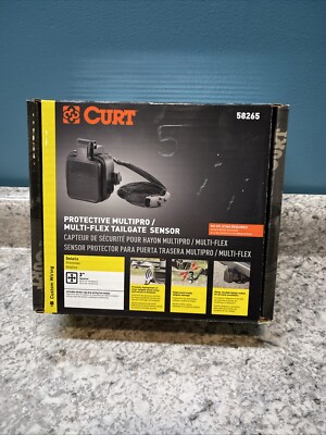 CURT 58265 Protective GMC MultiPro, Chevy Multi-Flex Tailgate Sensor for Towing 
