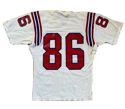 Stanley Morgan New England Patriots Jersey Vintage 86 White