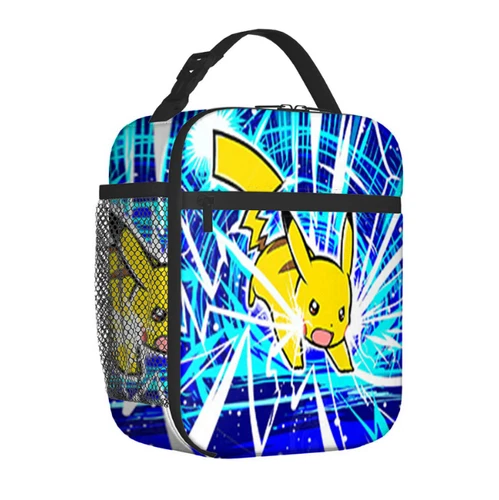 Pikachu Pokemon Insulated Lunch Bag School Picnic Snack Lunchbox Travel Box Gift - Picture 61 of 69