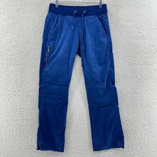 Green Label M 9143 Blue Uniform Scrubs Pants Stretch Waist Pockets Lightweight