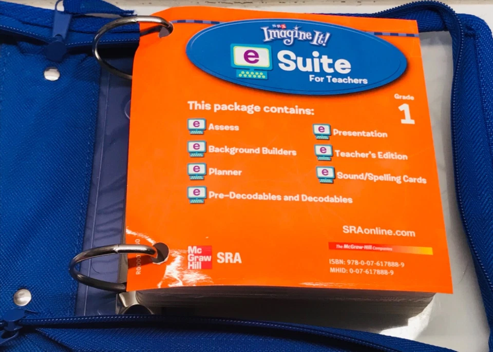 McGraw-Hill SRA Imagine It! e Suite for Teachers Grade 1 CD-ROM Set of 7 W/ Case - Image 2 of 4