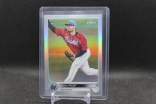 2022 Topps Chrome Zach Pop Sepia RC - Miami Marlins Rookie