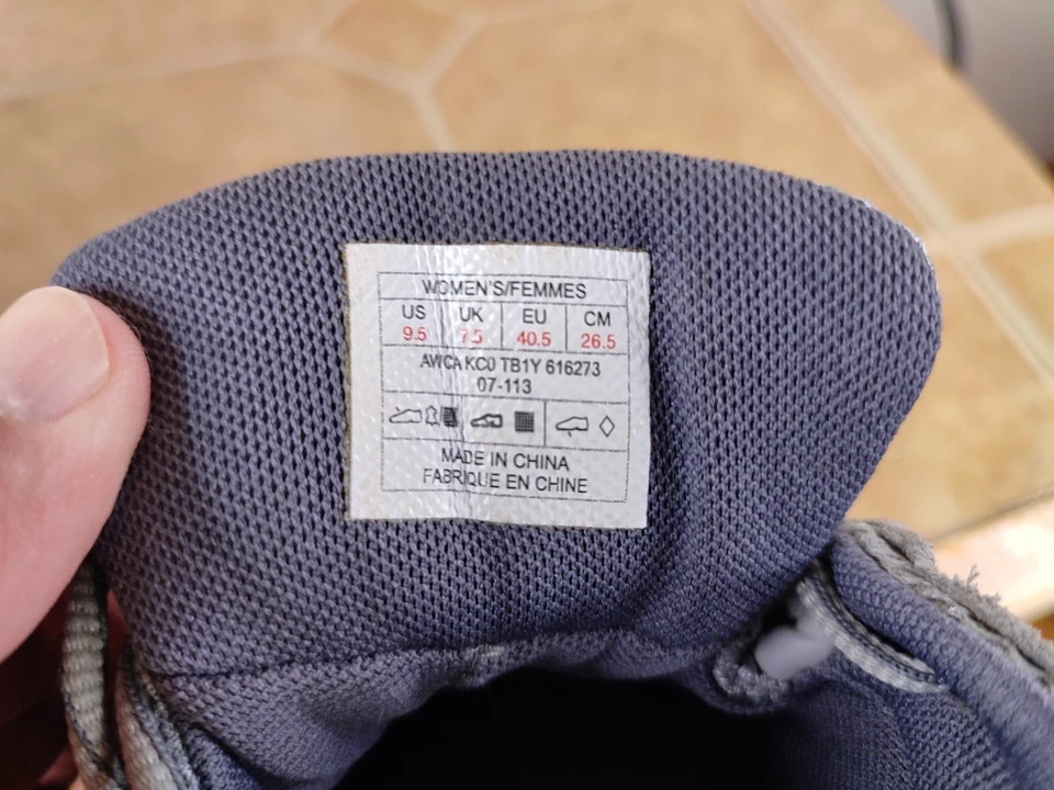 Zapatos de Senderismo The North Face para Mujer Gris 616273 Cuero Impermeable HydroSeal 9.5 Foto 2 de 4