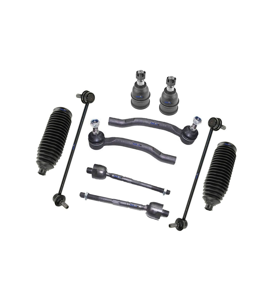 10 Pc Suspension Kit for Acura MDX Honda Pilot Inner 10 Pc Suspension Kit for Acura MDX Honda Pilot Inner