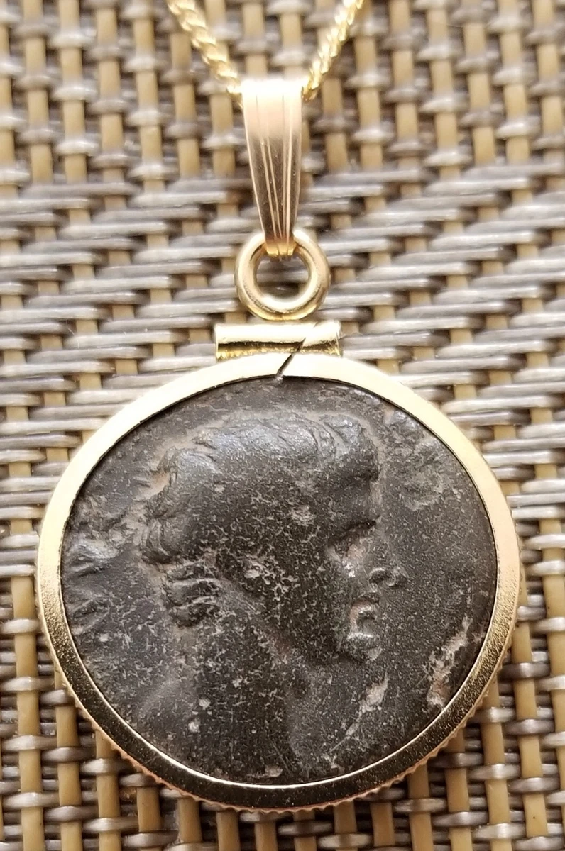 Old gold coin sale necklace