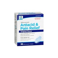 Quality Choice Effervescent Pain Relief Antacid Tablets 36 Count Each Quality Choice Effervescent Pain Relief Antacid Tablets 36 Count Each