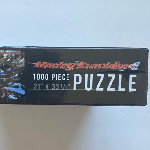 Harley Davidson Motorcycle Jigsaw Puzzle Collector's Edition 1000 Piece 21x35.5 - Picture 9 of 9