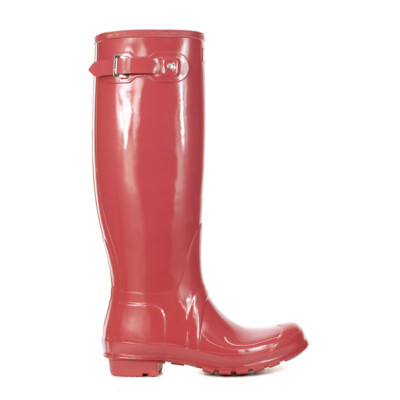 Hunter Women's Original Tall Gloss Glenmore Rose Rain Boots