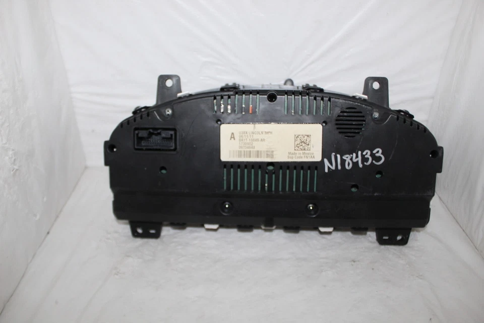 Cuadro de instrumentos velocímetro panel medidores 2013 Lincoln MKX 123.512 millas Foto 4 de 4