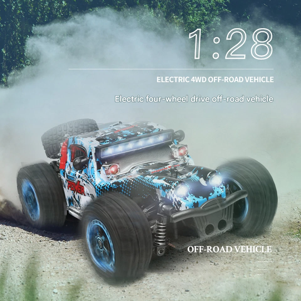 Wltoys 284161 2.4G 1/28 4WD RC Rally Drift 30km/h Off Road Light Racing RTR Car - Image 4 of 4