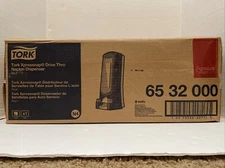 New/Open Box*Tork Expressnap Drive Thru Napkin Dispenser in Black*6532000