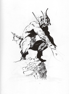 Artist - Diego Peres.  Master Study of  Frank Frazetta  