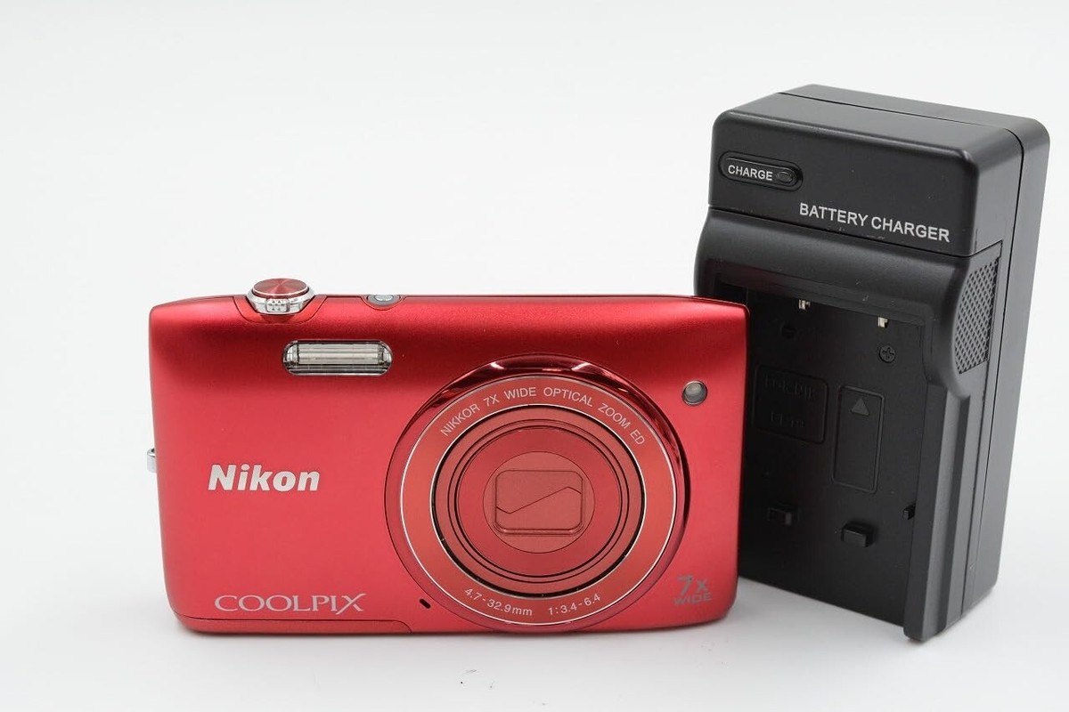 Nikon Coolpix S3400 16 MP Digital Camera with 7x Optical IS