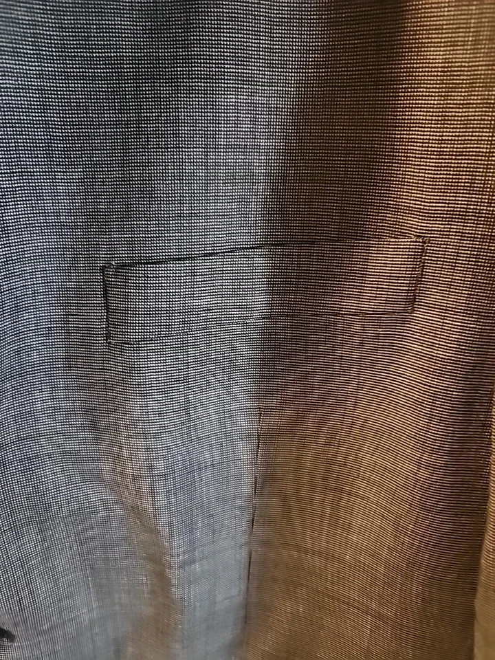 Blazer Traje Chaqueta Gris Lana Clásico Tres Botones Pronto Uomo Para Hombres Talla 42R Foto 4 de 4