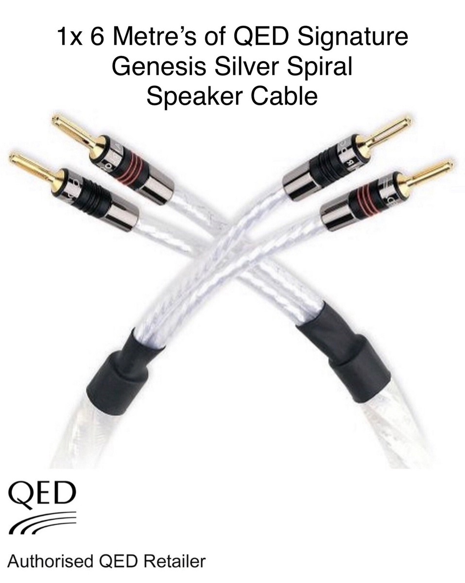 QED Signature Genesis Silver Spiral ケーブル ケーブル・シールド