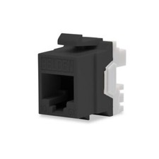 Belden AX102283 10GX Black Modular Jack Cat 6A RJ45 KeyConnect Style