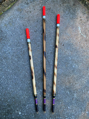 A Set of 3 JRB Handmade traditional style Scorched Reed Wagler floats.