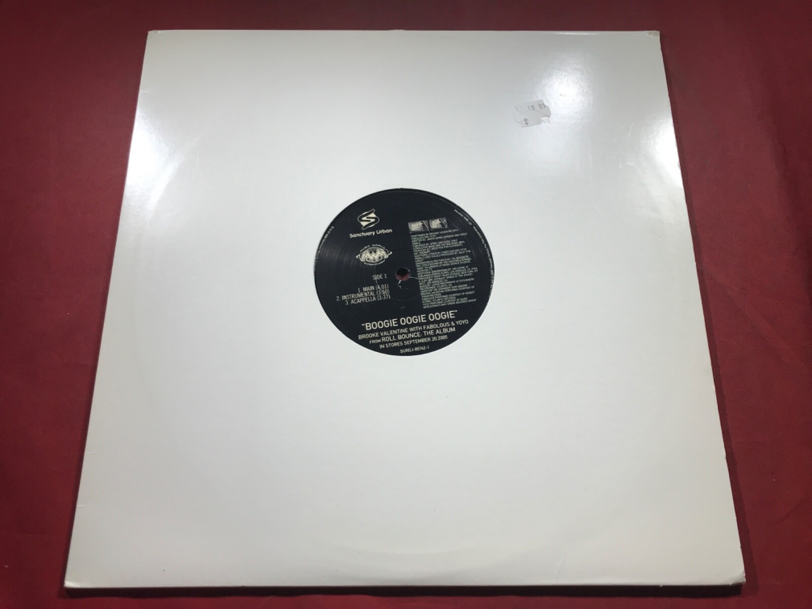 C4-57 BROOKE VALENTINE Boogie Oogie Oogie .. 12” SINGLE .. 2005