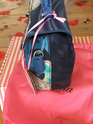Sac Vendula London Édition Limitée Shakespeare 'La Tempête' - Mini Grace - Bleu - Neuf Avec étiquettes