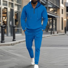 Mens Sweatsuits 2 Piece Sport Tracksuit Jogger Sweat Suits Jogging Outfits