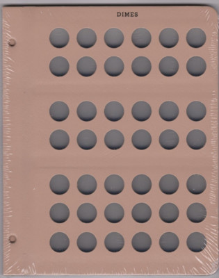 New Dansco One Blank Page which can be used for(Liberty, Mercury, or Roosevelt )