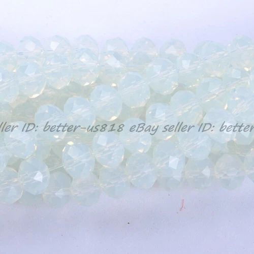 Wholesale Quality Czech Crystal Faceted Rondelle Spacer Beads 4MM 6MM 8MM 10MM - Picture 80 of 101