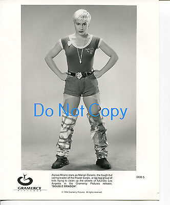 Alyssa Milano Double Dragon Original Glossy Movie Still Press Photo