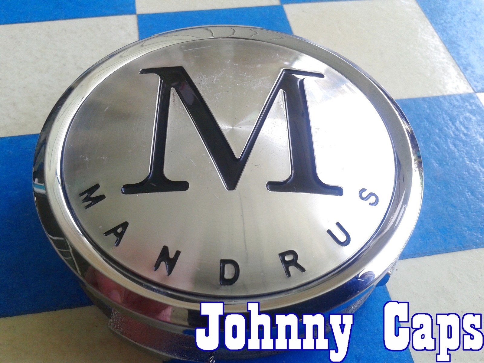 MANDRUS Wheels [66] CHROME Center Caps CE71 Custom Wheel Center Cap