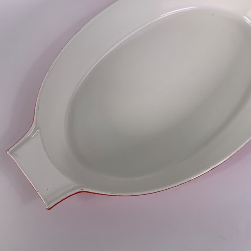 Vintage Midcentury Copco Cast Iron Oven Dish Red Denmark Michael Lax 1960's MCM - Picture 16 of 24
