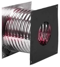 VP Pellet Pipe 3-Inch Wall Thimble